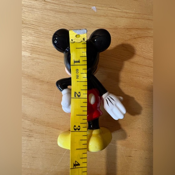 Disney Mickey Mouse Ceramic Figurine Vintage Style Collectible - Picture 5 of 6